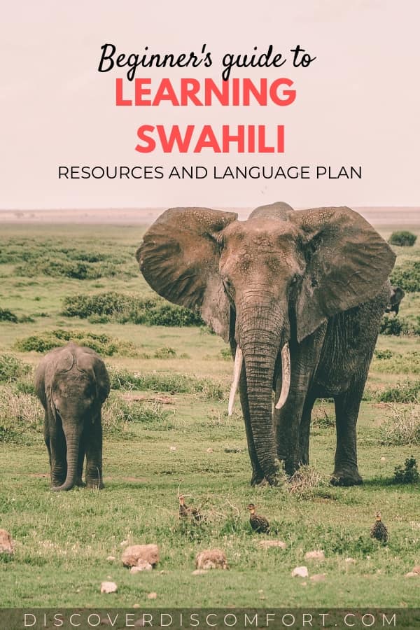 Ressource linguistique et plan pour l'apprentissage du swahili. Le swahili est parlé par environ 100 millions de locuteurs. C'est la langue nationale de la Tanzanie, du Kenya, de l'Ouganda et la lingua franca d'une grande partie de l'Afrique de l'Est. Apprendre un peu de cette belle langue avant de voyager dans cette région est un excellent moyen de faire passer votre expérience au niveau supérieur et de vivre véritablement la culture de la région.